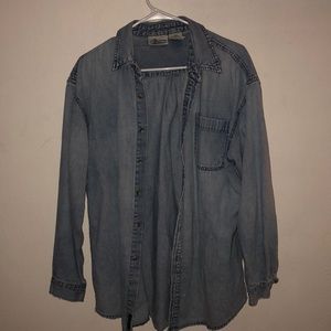 Vintage denim (cotton) button down